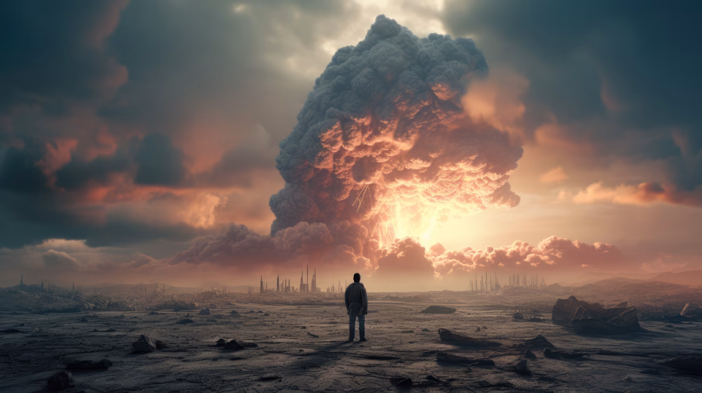 ai generated, apocalypse, armageddon, catastrophe, devastation, christianity, bible prophecy, eschatology, judgment day, doomsday, desolation, faith, tribulation, revelation, resurrection, salvation, faithfulness, divine intervention, final judgment, prophecy, chaos, last days, christian prophecy, antichrist