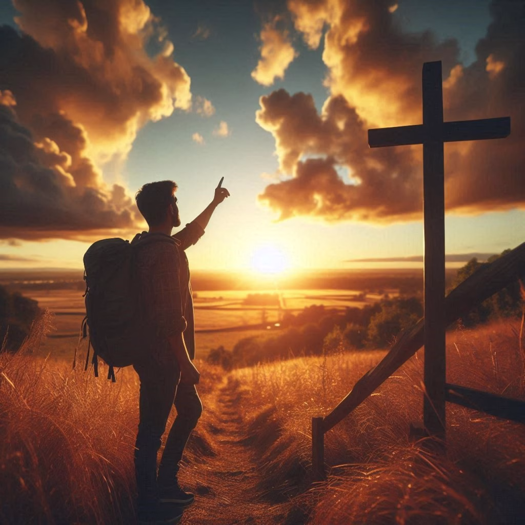 hope, christian, christianity, religion, cross, jesus, religious, faith, ai generated