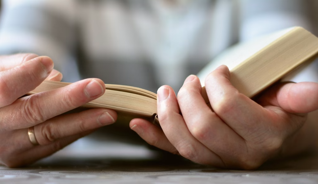 hands, a book, read, open book, bible, literature, book pages, to learn, to study, training, browse, pitched, bible, bible, bible, bible, bible