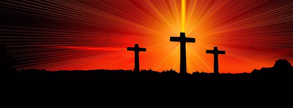 cross, sunset, sunrise, hill, heaven, sun, crucifixion, resurrection, nature, bible, christianity, christ, faith, god, jesus, church, easter festival, easter, religion